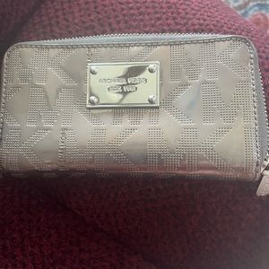 Metallic Michael Kors wallet